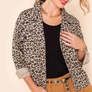 Francescas Leopard Jacket NWT
